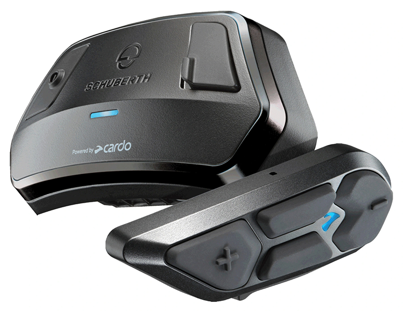 Schuberth C5 ANC helmet Cardo intercom unit